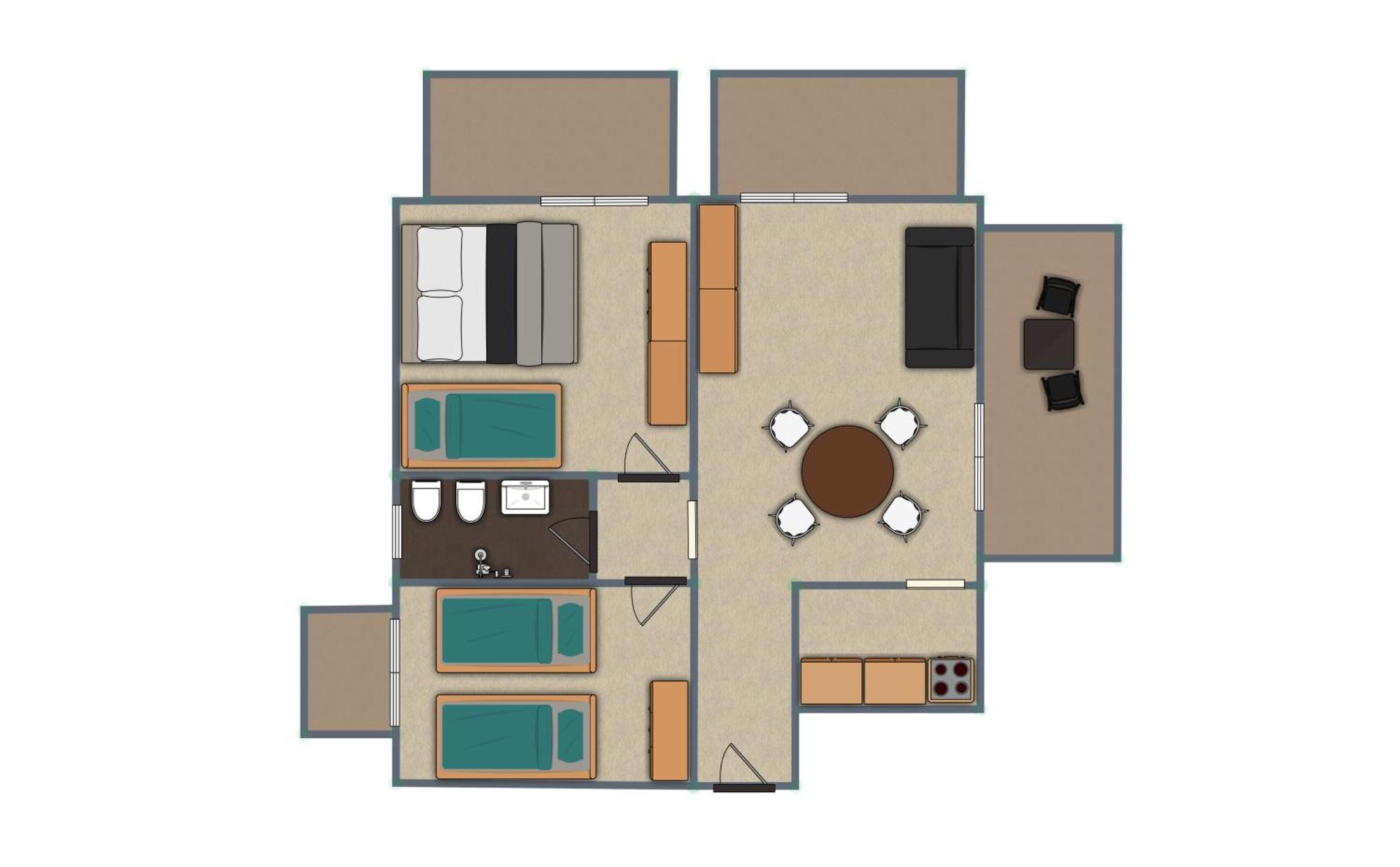 Residence Rainbow Bellaria-Igea Marina Værelse billede